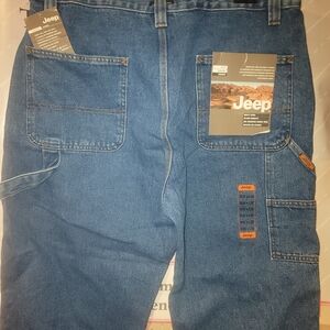 Jeep Blue Denim Cargo Pants